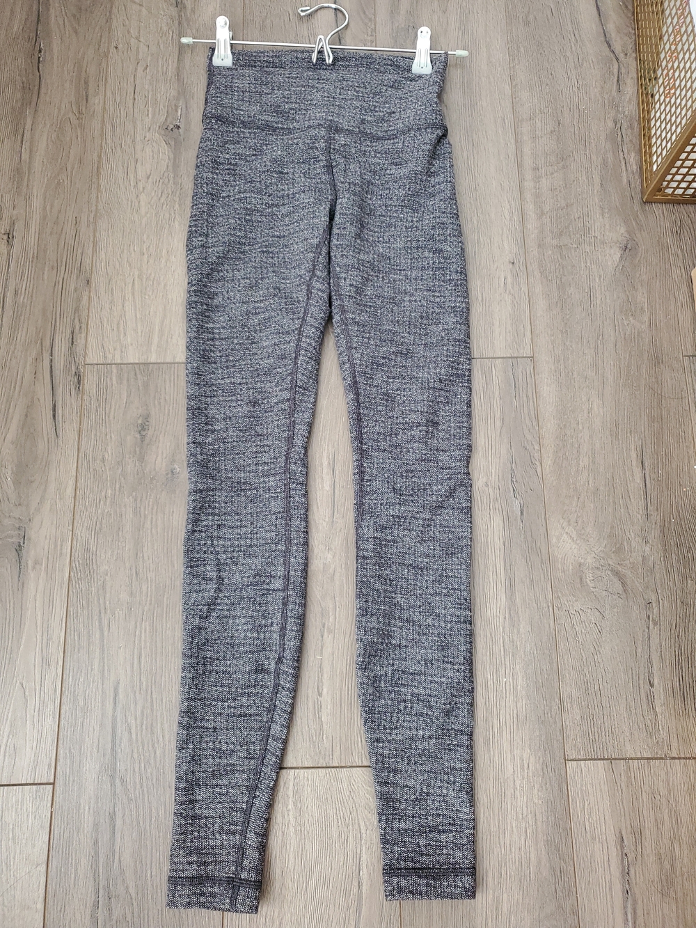 lululemon Charcoal Marled Seamless Leggings